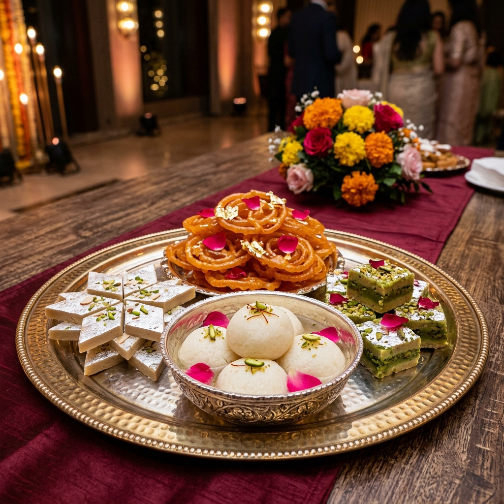 Royal Gujarati Thali & Sweets Showcase
